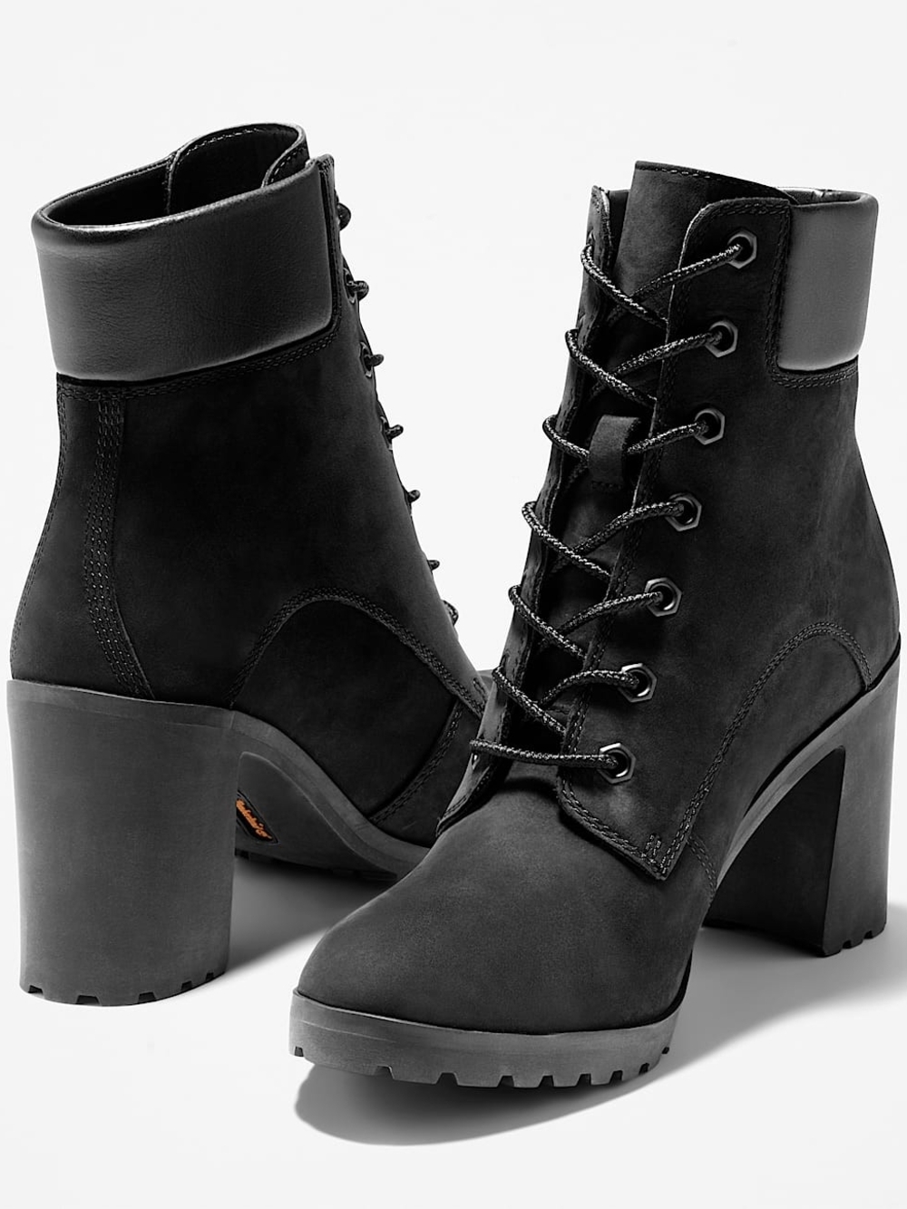 Timberland Women's Allington Boots Black Heels